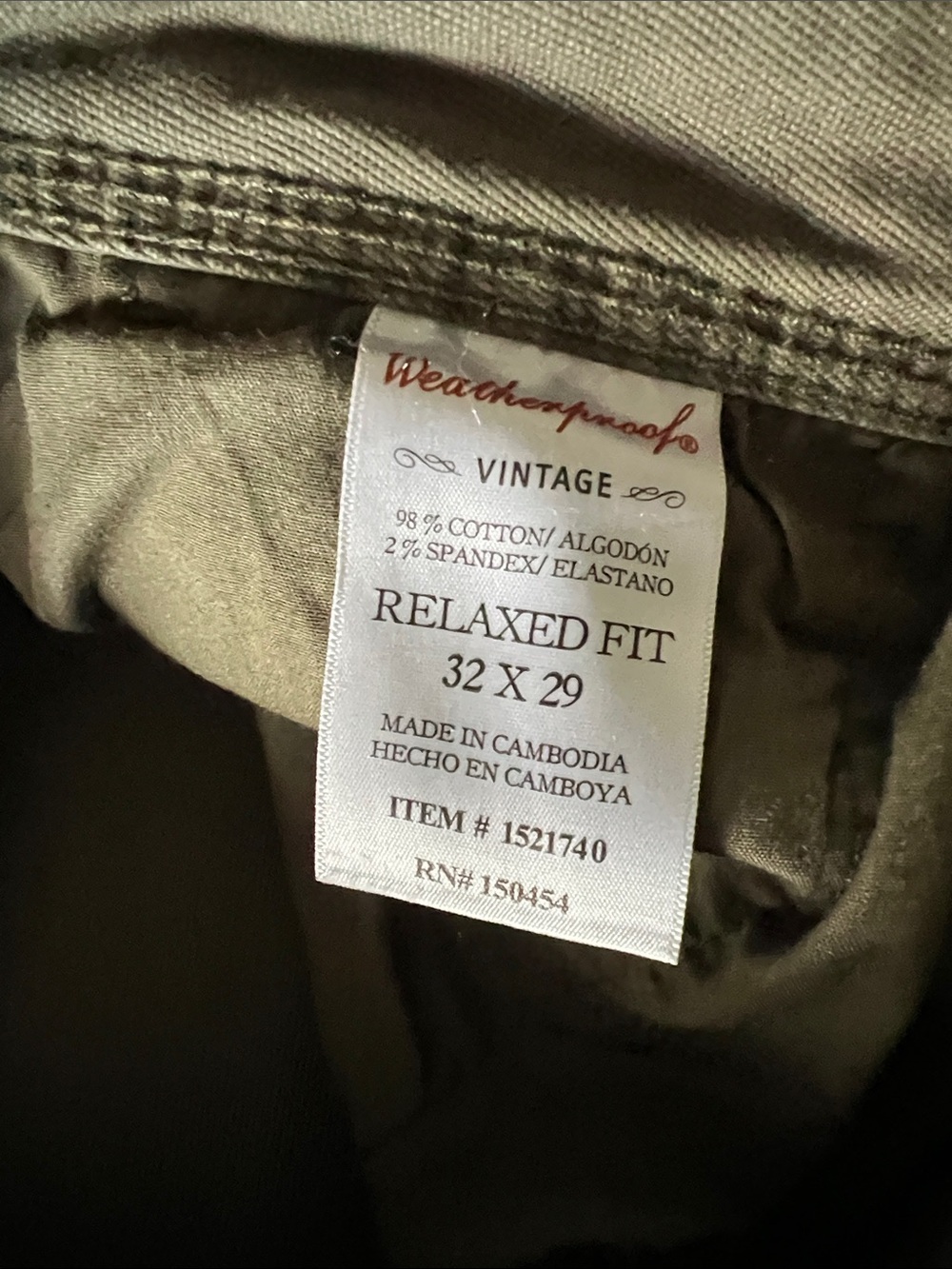 Weatherproof Women's Cargo Utility Pants - Picture 5 of 8